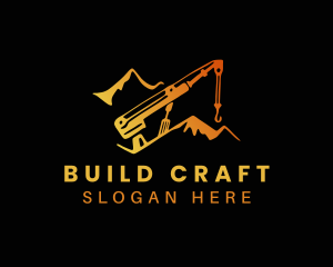 Mountain Crane Machinery logo design