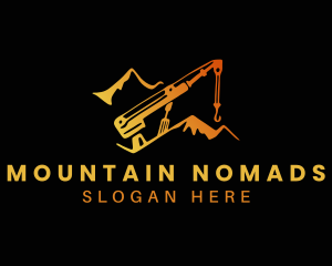 Mountain Crane Machinery logo design