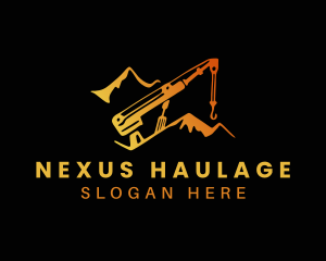 Mountain Crane Machinery logo design