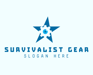 Star Gear Surveillance  logo design