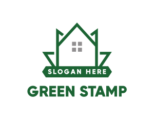 Green Leaf House logo design