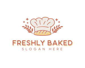 Chef Hat Bread Bakery logo design