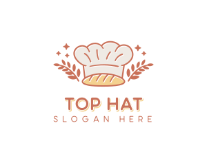 Chef Hat Bread Bakery logo design