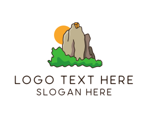 House Mountain Retreat logo design
