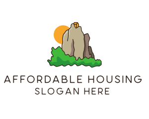 Outdoor Mountain Retreat logo design