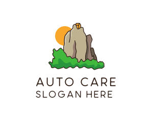 Outdoor Mountain Retreat logo design