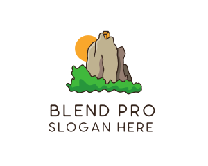 Outdoor Mountain Retreat logo design