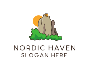 Outdoor Mountain Retreat logo design