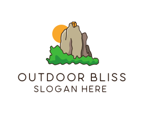 Outdoor Mountain Retreat logo design