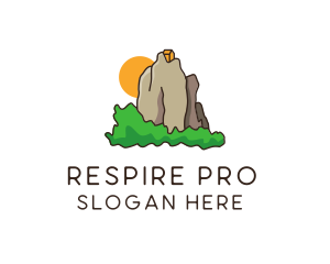 Outdoor Mountain Retreat logo design