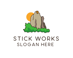 Outdoor Mountain Retreat logo design