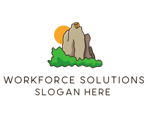 Outdoor Mountain Retreat logo design