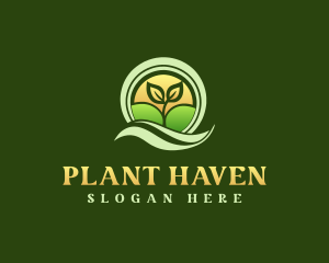 Plant Nature Landscaping logo design