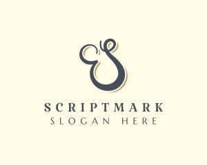 Luxury Business Letter S logo design