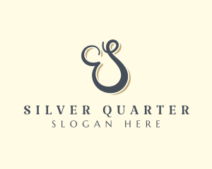 Luxury Business Letter S logo design