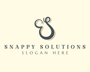 Luxury Business Letter S logo design