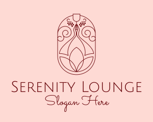 Ornate Decanter Winery logo design