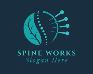 Leaf Spine Acupuncture logo