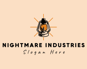 Elegant Antique Lamp logo design