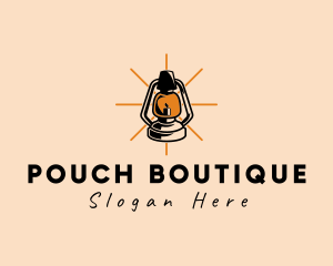 Elegant Antique Lamp logo design