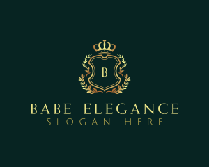 Elegant Ornament Crest logo design