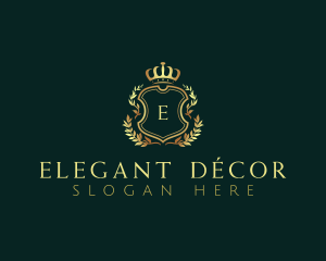 Elegant Ornament Crest logo design