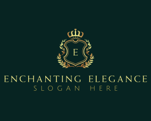 Elegant Ornament Crest logo design