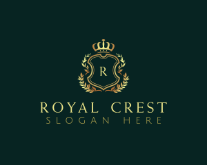 Elegant Ornament Crest logo design