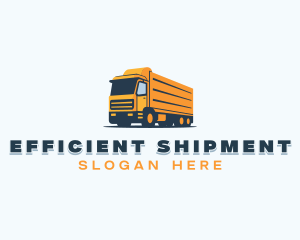 Shipping Freight Truck logo design