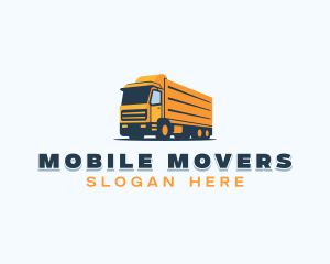 Shipping Freight Truck logo design