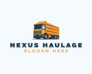 Shipping Freight Truck logo design