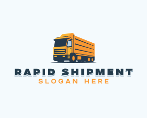 Shipping Freight Truck logo design