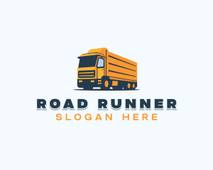 Shipping Freight Truck logo design