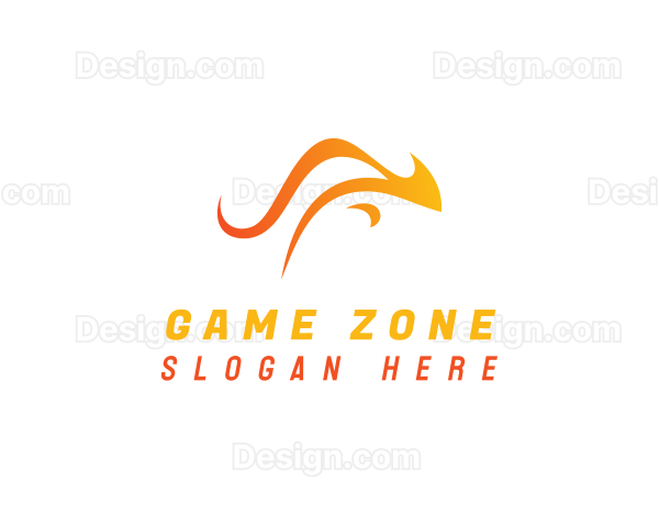 Flame Kangaroo Esports Logo