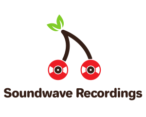 Cherry Music Record logo design