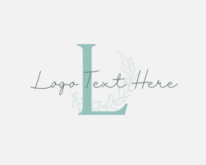 Organic Feminine Leaf Beauty logo