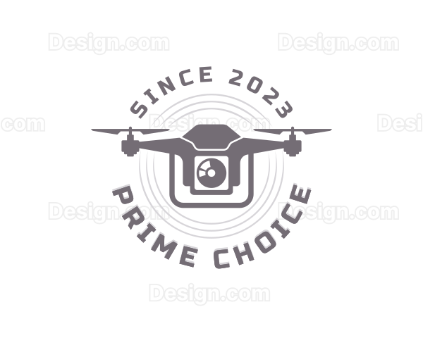 Aerial Surveillance Drone Logo