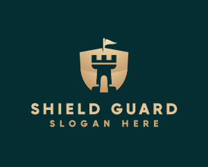 Tower Shield Castle logo design