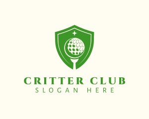 Golf Ball Shield logo design