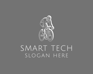 Biking Cyclist Sports  Logo