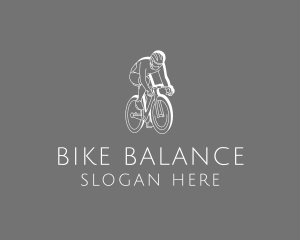 Biking Cyclist Sports  logo