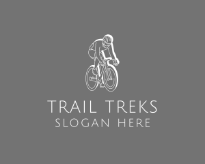 Biking Cyclist Sports  logo