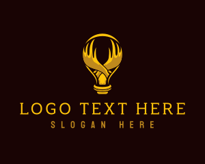 Moose Antler Lightbulb logo