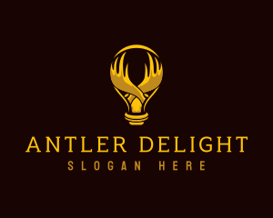 Moose Antler Lightbulb logo