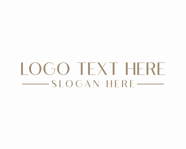 Elegant Minimalist Wordmark logo