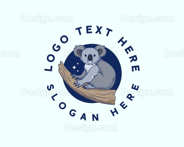 Marsupial Koala Bear Logo