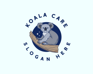 Marsupial Koala Bear logo design