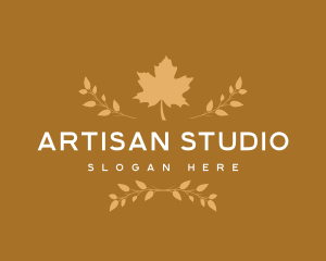 Autumn Leaf Nature logo design