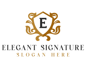 High End Ornament Crest logo design