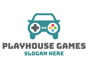 Car Gaming Controller logo design